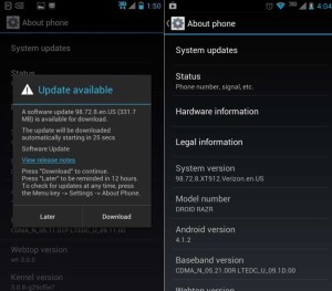 Systeem update Android
