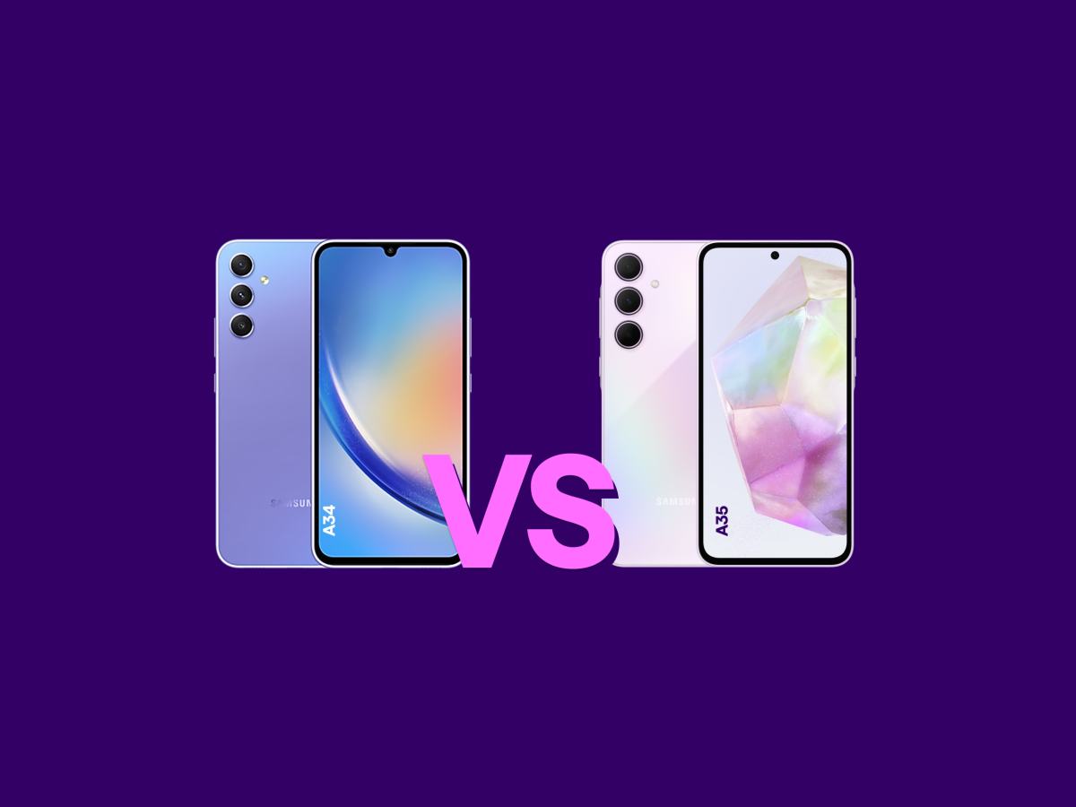 Laten we de Samsung A-serie vergelijken: Samsung Galaxy A34 vs. A35