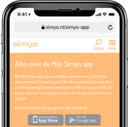 bekijk https://simyo.nl/app